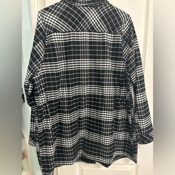 Torrid Size 1 Cinchwaist Lightweight Flannel - Size 1 - Picture 6 of 6